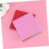 Outanaya 20pcs Flower Dot Printed Nonwoven Squares DIY Craft Material