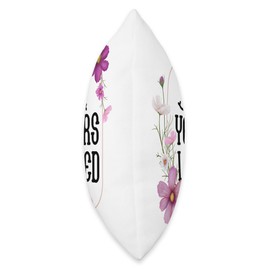 32 Years Old Wedding Anniversary Gift 32 Years Loved Husband Wife Floral 32nd Anniversary Throw Pillow, 16x16, Multicolor