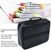 Fireproof Document Bag Pouch Portable File Safe Organizer Large Capacity