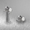 #10 x 5/8" Sheet Metal Screws 100PCS 410 Stainless Steel