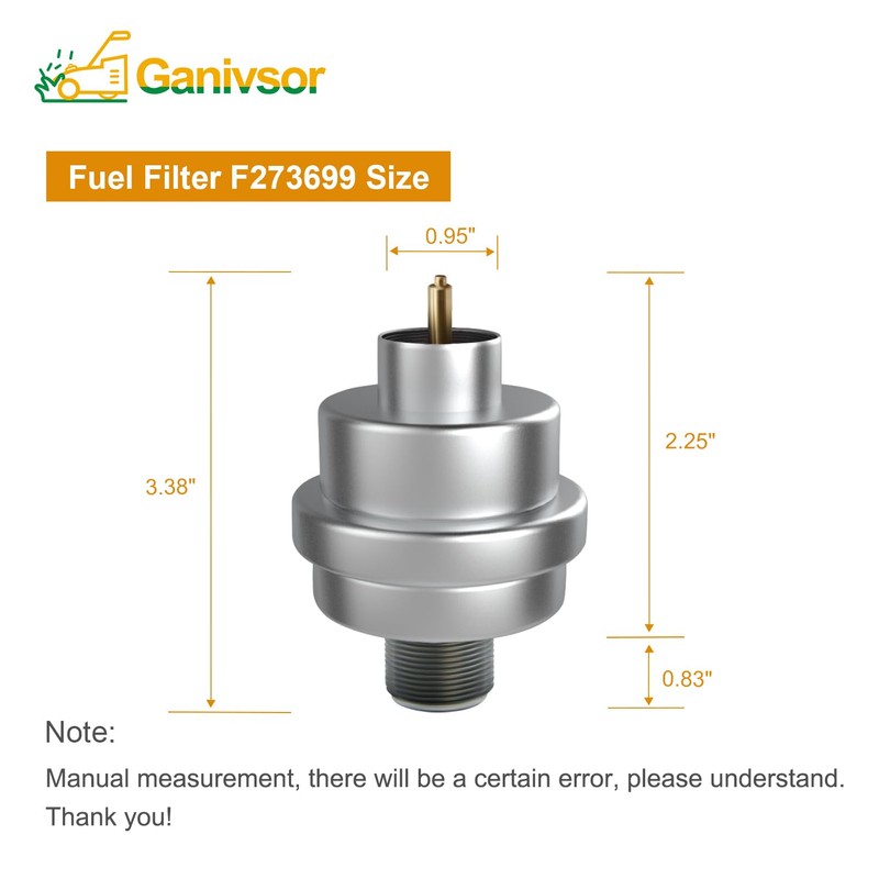 Ganivsor Fuel Filter F273699 for Mr. Heater Buddy Big Buddy