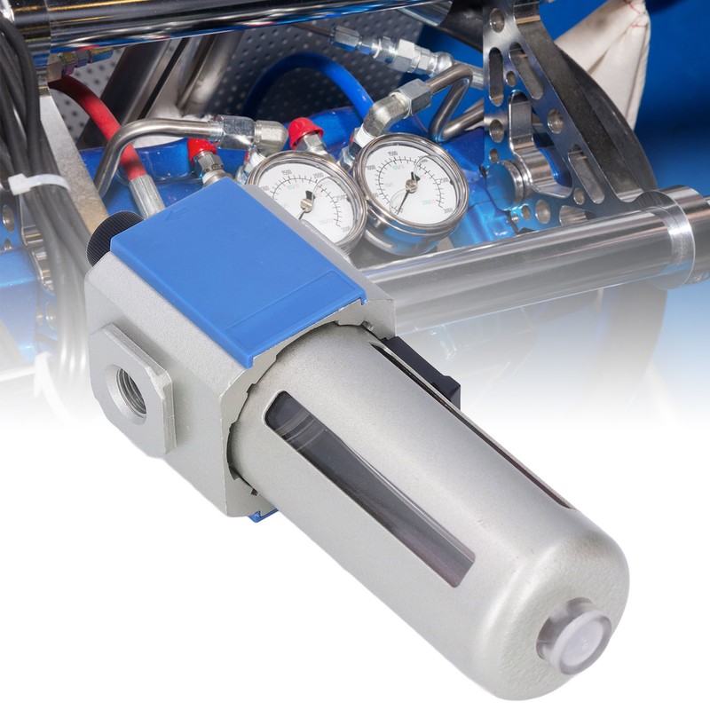 Oil Water Separator Aluminum Alloy Air Compressor Lubricator with Sealing