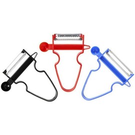 Set de 3 piezas Utensilio cocina multifuncional Pelador frutas y verduras Herramienta pr ctica port til Acero inoxidable alta calidad para Pelar Raspar Cortar en rodajas Flavedo Moler