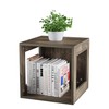 Home Lavish End Stackable Contemporary Minimalist Modular Cube Accent Table