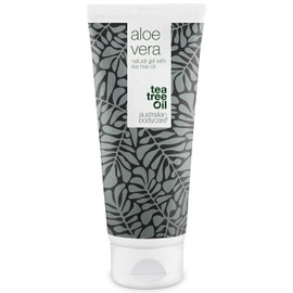 Australian Bodycare Aloe Vera Gel 200 ml | Aloe Vera After Sun Lotion | Natural Aloe Vera and Tea Tree Oil | Cooling & Moisturizing for itching, irritated skin, sunburns and scratches | 100% Vegan