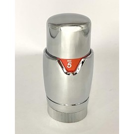 Greened House Chrome Radiator Thermostatic TRV Valve Head Replacement M30 x 1.5 Universal for All Manufacturers