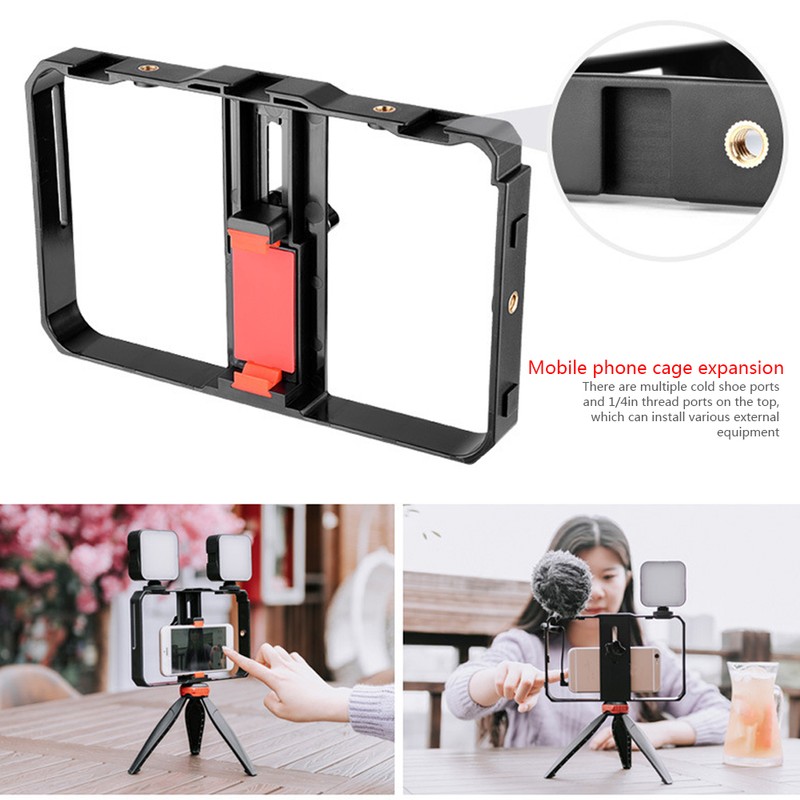 YELANGU Vlog Live Phone Photography Support Dual Light Video Shooting