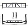Kipika 48" Ceiling Mounted Pull Up Bar, Heavy Duty Multi-Grip