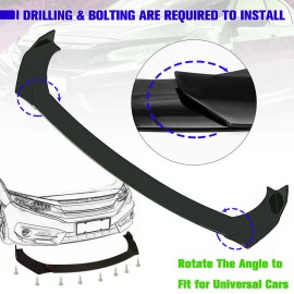 Unbranded Front Bumper Lip Spoiler Splitter 86.6" Side Skirt Rear For Scion xB 2004-2015
