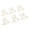 100pcs Dog Shape Paper Clips Improved Slip Resistance Rust Proof