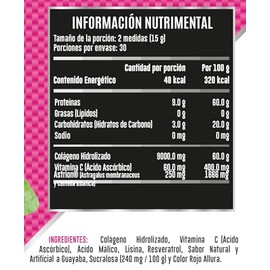Advance Labs Nutrition Colageno Ella Sabor Guayaba, 450 g