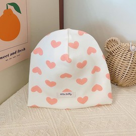 VUCDXOP Baby Children's Cotton Hat Scarf Set Winter Boys Girls Beanie Hats + Tube Scarf Set of 2 Autumn Winter Soft Cotton Beanie Hat Neckerchief Round Scarf Neck Warmer Set