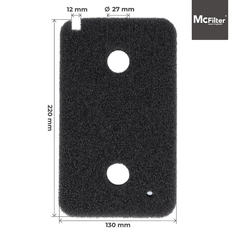 McFilter Foam Filter Compatible with Tumble Dryer Miele Heat Pump