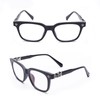 Classic Non-prescription Eyeglasses Thick Square Frame Clear Lens Glasses for
