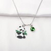 FUSTMW Panda Pendant Necklace Cute Panda Gifts for Panda Lovers