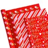 WRAPAHOLIC Valentine's Day Wrapping Paper Roll - 3 Rolls -