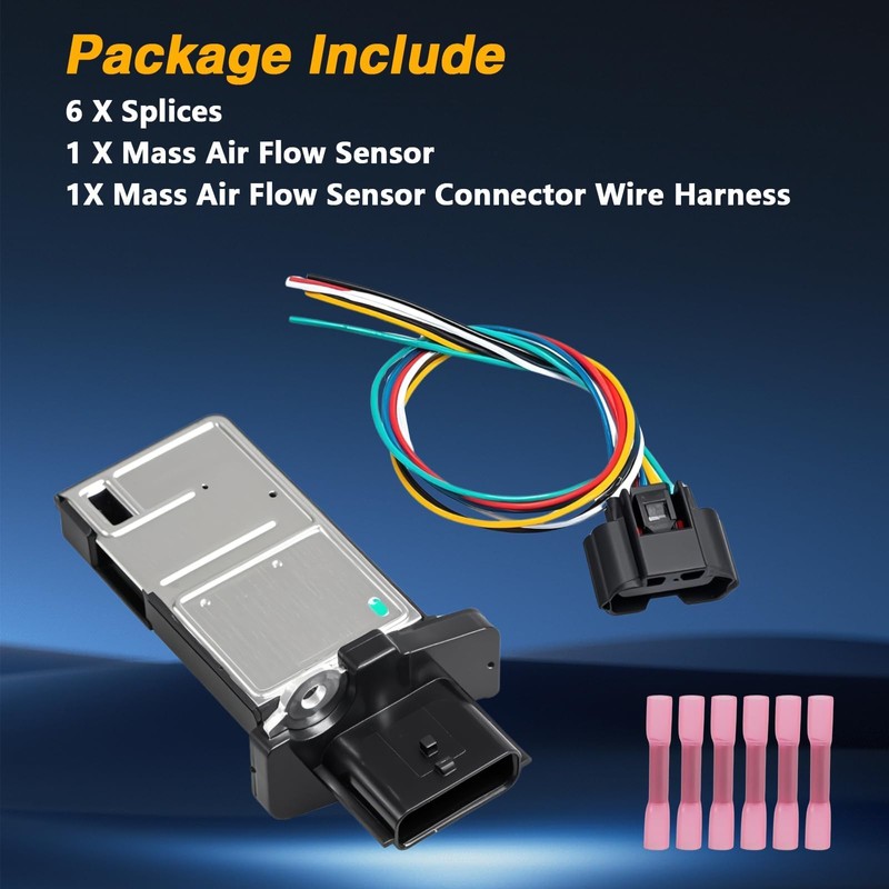 HIMARKLIF Mass Air Flow Sensor Meter MAF Sensor with Connector
