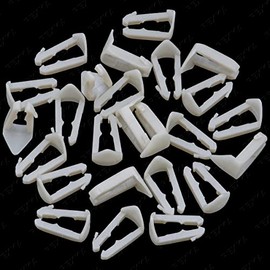 Rexka 25pcs Fuel Line Retainer Clip Compatible with 5/16" Fuel Line for Ford N802239-S N806191-S1901
