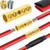 6 Gauge Wire Butt Connectors 6 PCS Brass Mechanical Butt
