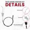 Aifeier ET Ignition Wire Ceramic Electrode Assembly, Threaded Igniter Wire