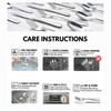 VIVANI Luxury Silverware Set, 16 Piece Premium Flatware Set with