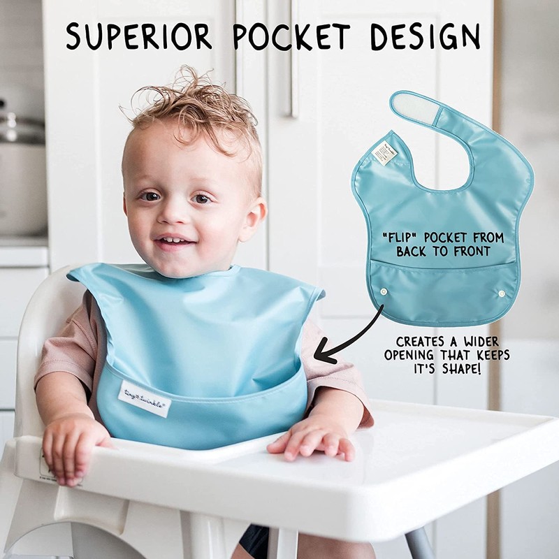 Tiny Twinkle EB-02 Repeltex Waterproof Bib with Pocket Limited Edition