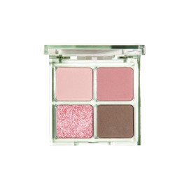 THE FACE SHOP Fruta Eyeshadow Moment Palette | Variaty Colors,Easy Blur,Compact Size | Piglet,Bring-on Berry,Pink Factory & Choco Dance | 1.2g x 4,K-Beauty