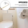 TEHAUX Toilet Flush Lever Handle, Toilet Flush Tank Lever Button