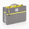 Hakuba Inner Bag Chululu Bag-in-Bag Horizontal S Size Heather Gray AMZSCH-BBYS Freely Customize Middle Divider Freestanding A5 Size Storage Size-M Style Horizontal type