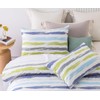 SLEEPBELLA Comforter Twin Size, 600 Thread Count Cotton Blue &