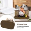 Funny Salt and Pepper Shakers with Chef Figurines Holder, Resin