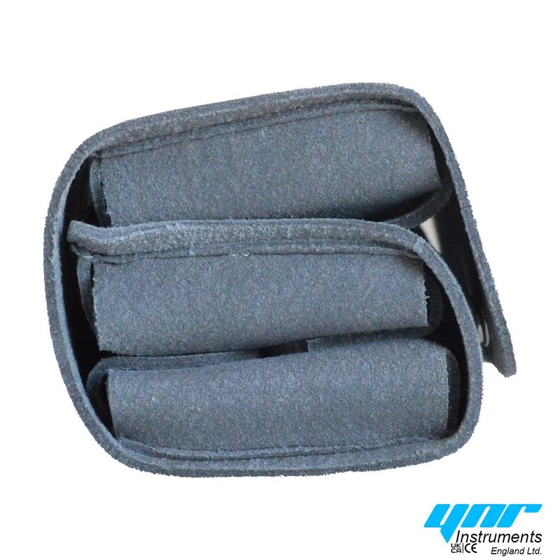 Sheep Shearing Handpiece Leather Comb Pouch 6 Pocket (Grey)