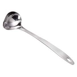 IMEEA Gravy Ladle Sauce Ladle Stainless Steel Sauce Drizzle Spoon Soup Ladles with Spout Small Ladles for Sauces, 11.6inch