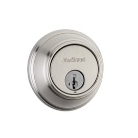 Kwikset 816 Key Control Single Cylinder Deadbolt featuring SmartKey® in Satin Nickel