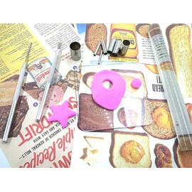 11PCS Polymer Clay Cutter Tool Set Acrylic Clay Roller with Acrylic Sheet Backing Board Clay Wire Texture Needle Detail Modeling Shaping Tool Round Shape Clay Cutters for Clay DIY Sculpting Craft