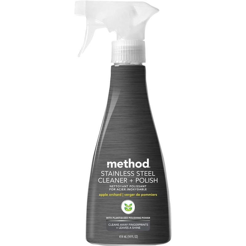 Method Stainless Steel Cleaner, Apple Orchard, 14 OZ (Pack of