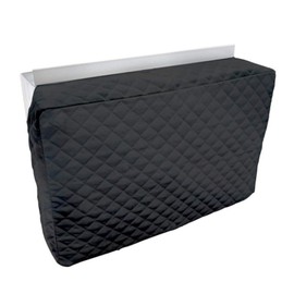 Fenteer Window Air Conditioner Cover Indoor Cooling Machine Screen Prevents Drafts Unit Cover Home Use Wind for Winter Indoor , black