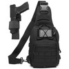 ATBP Small Tactical Sling Bag For Men With Holster Military