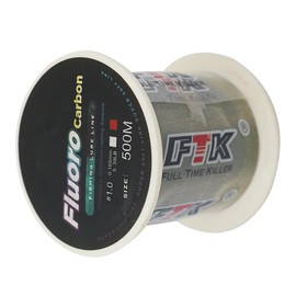 FONGKNOX 500M Camouflage Fishing Line Nylon Line Invisible Green Spotted Combine Fluorocarbon Material & Monofilament Super Strong Tension Freshwater Saltwater Fishing Line Size 1.0 5.39Lb/2.45KG