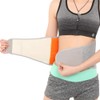 BESPORTBLE Winter Lumbar Belt, Fluffy Back Support, Warm Abdominal Protection,