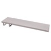 Silencear Concrete Stainless Steel Knee Boards, 28'' x 8'' Concrete