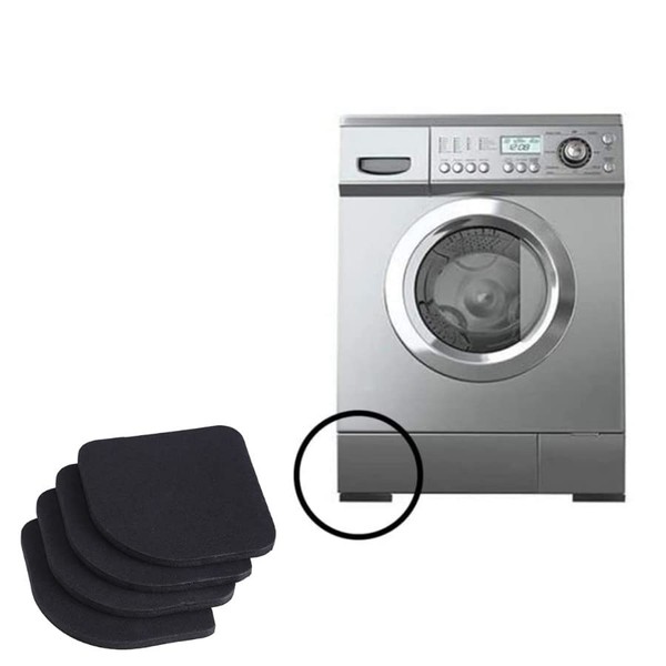 Zerodis 4pcs Washing Machine Pads EVA Anti-Vibration Pads for Home Appliance Scratch Protector