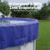 18 FT Round Pool Cover, [ 2025 Upgraded ] Above