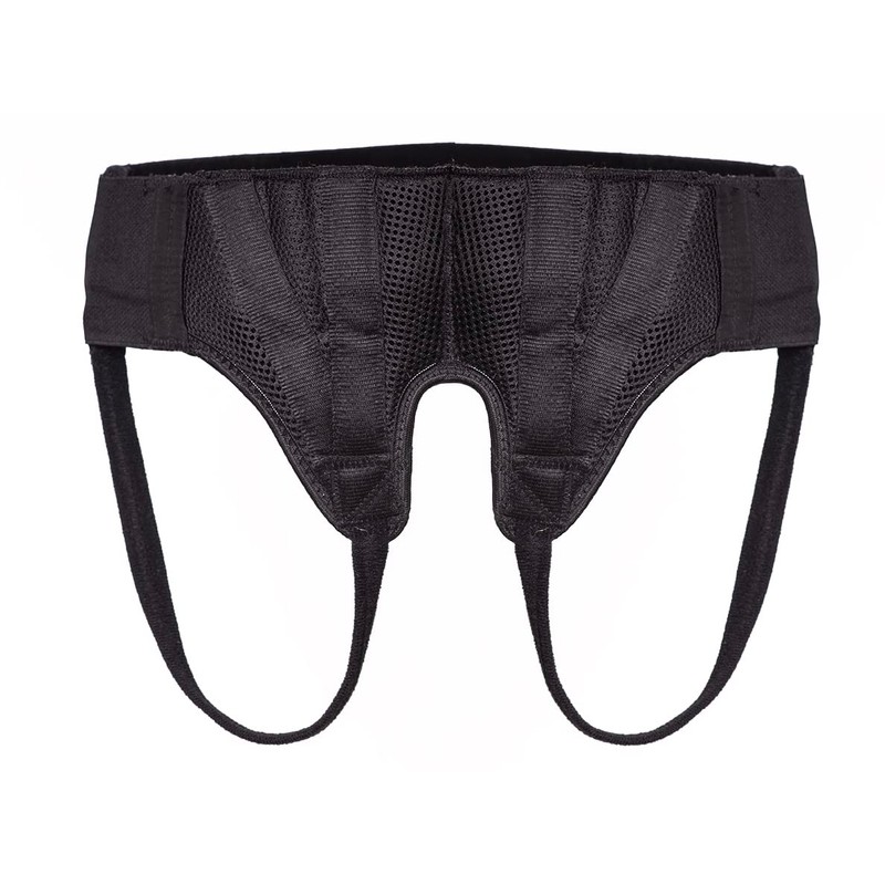 AT Surgical Inguinal Hernia Support Truss – Adjustable Black Belt