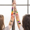 20 Sheets 172 Pcs World Autism Awareness Ribbon Temporary Tattoos
