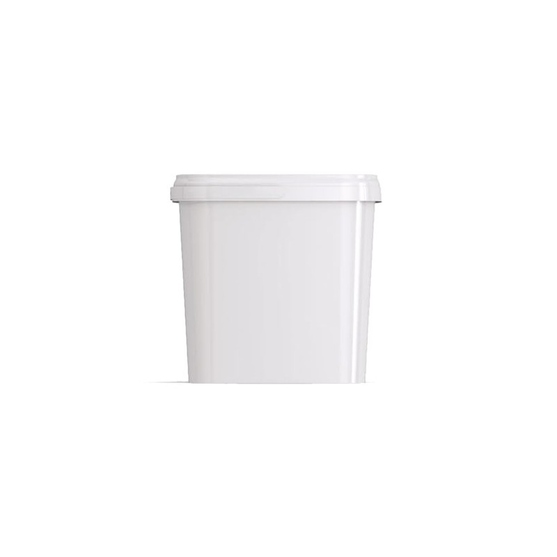 Lubrisolve White Rectangular 10 litre Bucket and Lid