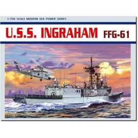 PLATZ DRAGON 1/700 American Missile Frigate Ingraham FFG-61 Plastic Model DR7068 (Ship)