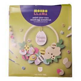 Kit Para Crear Pintar Tu Corona De Madera Pascua Mondo Llama