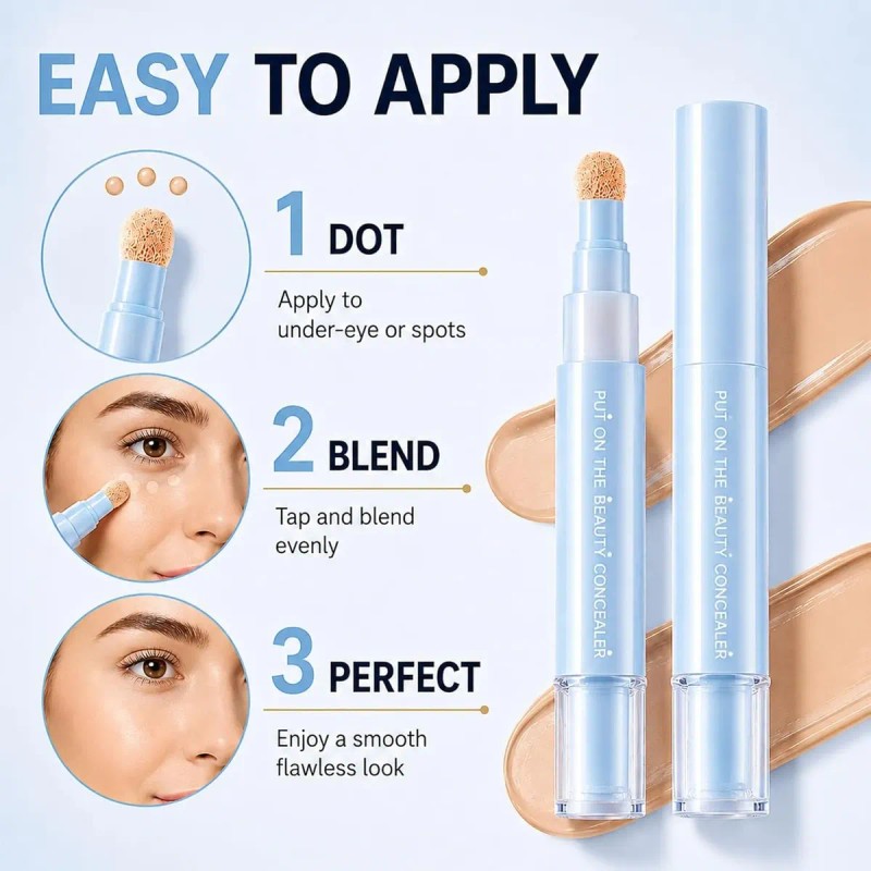 Set De 2 Correctores Y Bases De Doble Efecto Para
