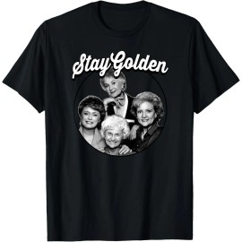 The Golden Girls-Stay Golden Cute Sleeveless T-ShirtColor: Multicolor, Size: S